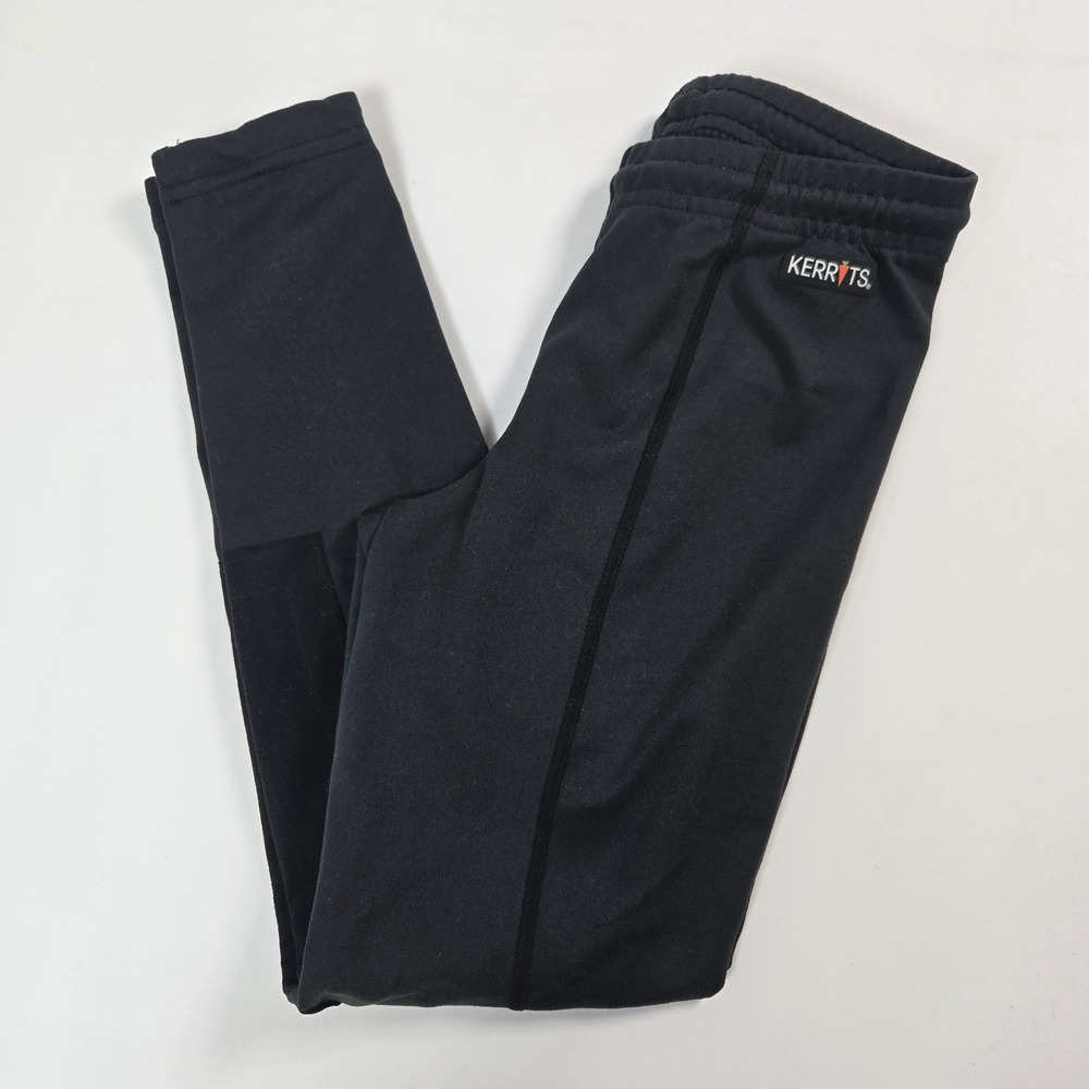 Kerrits Tights Kids Medium Black‎ Knee Patch Equestrian Leggings Pants
